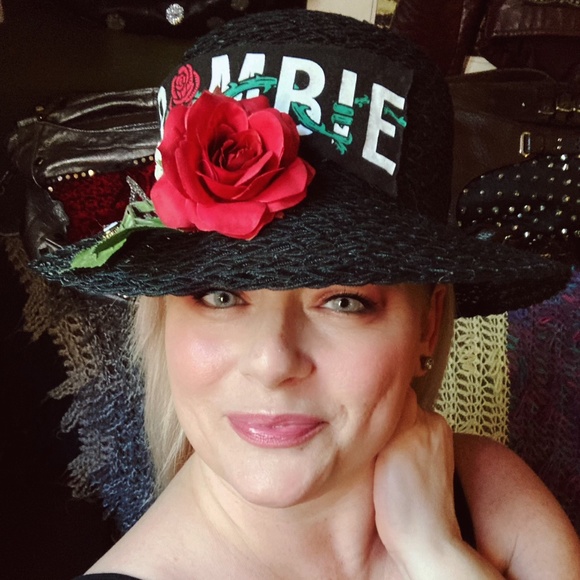 Customed Design Rose Straw Hat main image 4